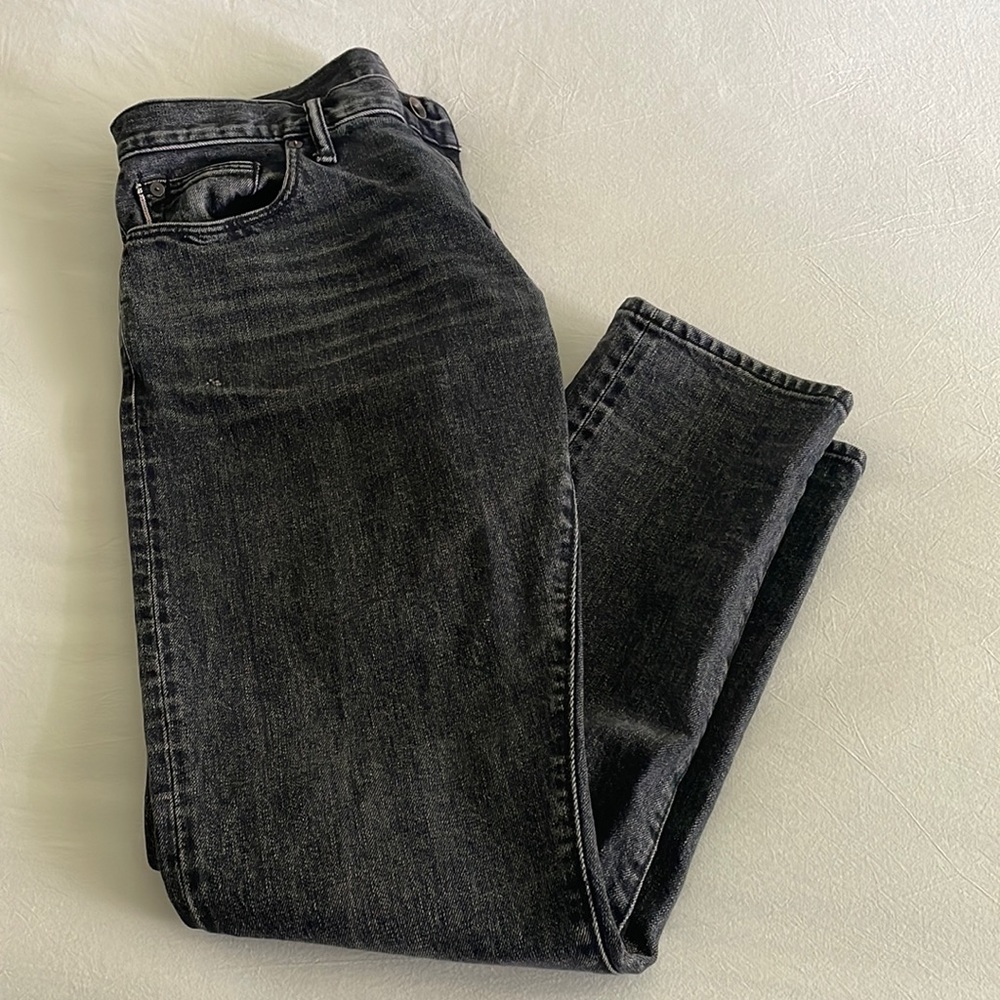 Todd Snyder Men's Relaxed Jeans - Washed Black